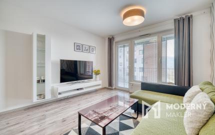 REZERVOVANÉ: Na predaj 2-izbový zariadený byt v novostavbe Bory