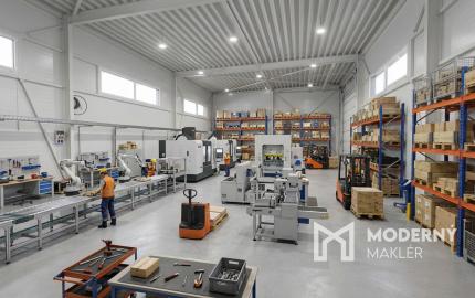 Na predaj administratívno-skladový objekt pri Trnave, v obci Zavar