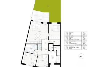 Na predaj moderný 4-izbový byt s vlastnou záhradou