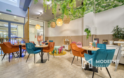 Na odstúpenie kaviareň s detským ihriskom v OC MOLO v Pezinku