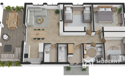 Na predaj rodinný dom v Topoľnici - kvalitné materiály, moderná lokalita