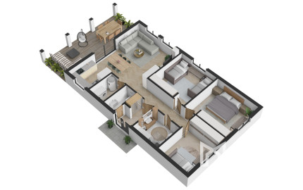 Na predaj rodinný dom v Topoľnici - kvalitné materiály, moderná lokalita