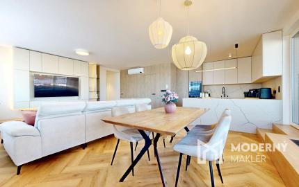 LUXUSNÝ 4i PENTHOUSE S ÚCHVATNOU TERASOU, panoramatickými výhľadmi a parkovaním