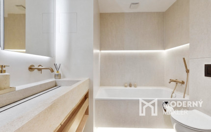 LUXUSNÝ 4i PENTHOUSE S ÚCHVATNOU TERASOU, panoramatickými výhľadmi a parkovaním