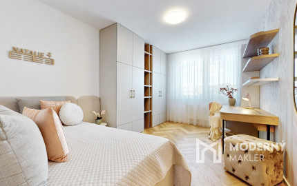 LUXUSNÝ 4i PENTHOUSE S ÚCHVATNOU TERASOU, panoramatickými výhľadmi a parkovaním