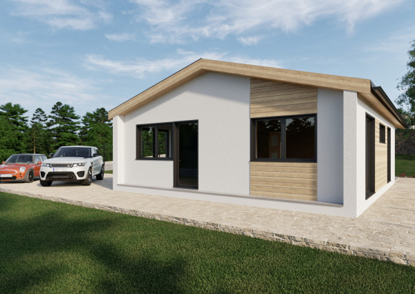 Na predaj krásny, slnečný, stavebný pozemok so stavebným povolením priamo pri lese s potokom v obci Ladce - Horné Ladce.