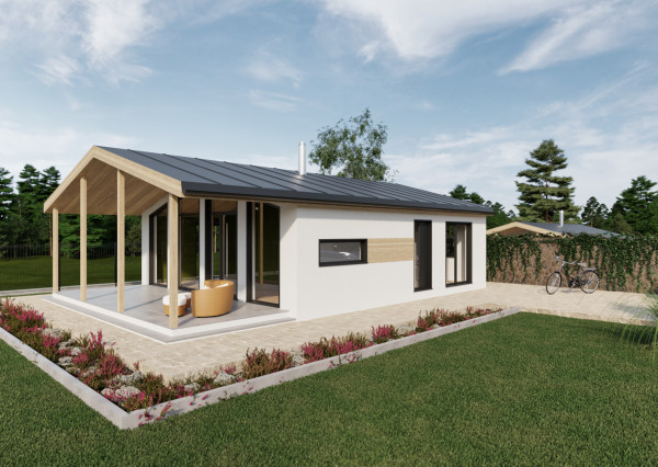 Na predaj krásny, slnečný, stavebný pozemok so stavebným povolením priamo pri lese s potokom v obci Ladce - Horné Ladce.