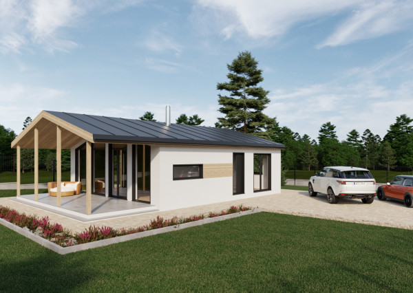 Na predaj krásny, slnečný, stavebný pozemok so stavebným povolením priamo pri lese s potokom v obci Ladce - Horné Ladce.