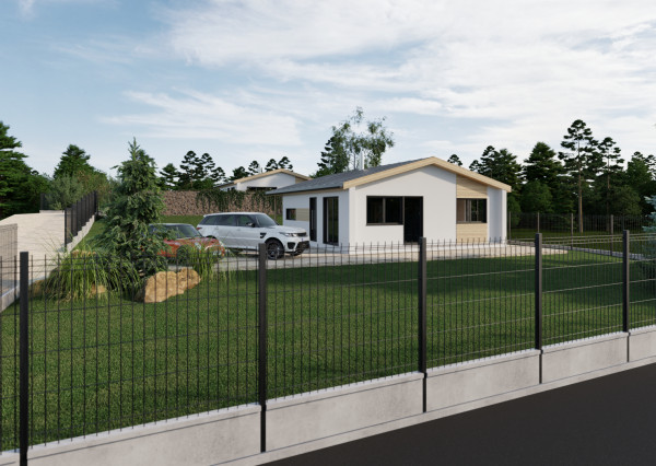 Na predaj krásny, slnečný, stavebný pozemok so stavebným povolením priamo pri lese s potokom v obci Ladce - Horné Ladce.