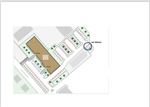 Predám vonkajšie parkovacie miesta na Bezručovej ulici