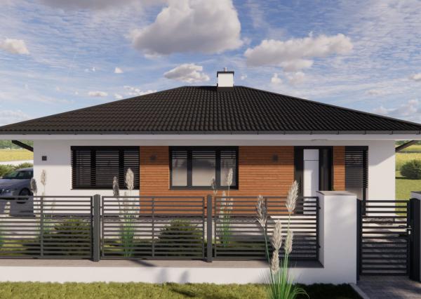 REZERVOVANÉ - Na predaj novostavba 4-izbového bungalovu v projekte Čerešňová alej v obci Jelka