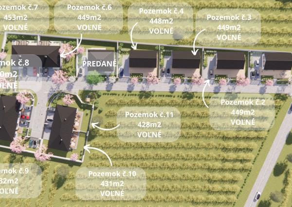REZERVOVANÉ - Na predaj novostavba 4-izbového bungalovu v projekte Čerešňová alej v obci Jelka