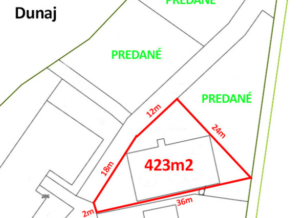Na predaj jedinečný rekreačný pozemok v povodí Malého Dunaja