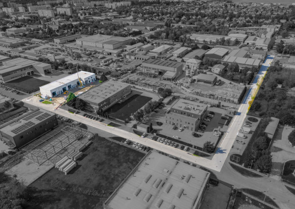 Na predaj novostavba haly s výbornou dostupnosťou v priemyselnej časti Šamorína určená na výrobu a skladovanie