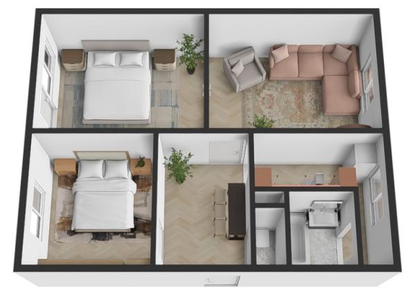 Na predaj príjemný 3-izbový byt v meste Malacky