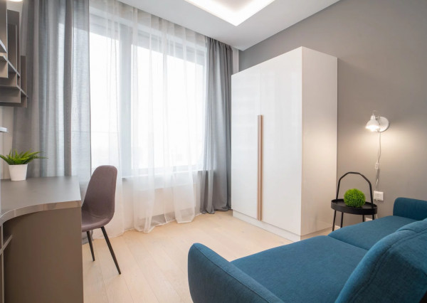 Na prenájom štýlový 3-izbový byt v SKYPARK RESIDENCE s panoramatickým výhľadom