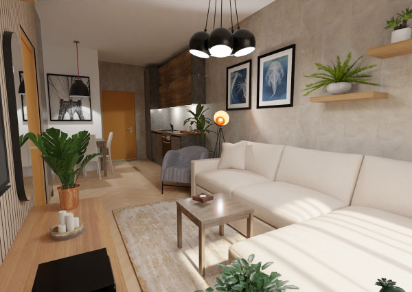 Na predaj investičný 2-izbový apartmán (nebytový priestor) v Bardejove s možnosťou prenosu DPH