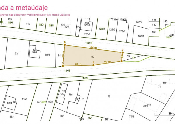 HORNÉ DRŽKOVCE – Mobilný dom s pozemkom pri potoku (790 m²)