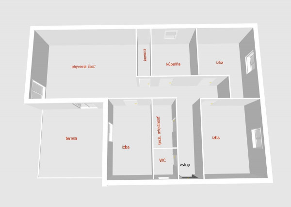 Exkluzívne iba u nás krásna novostavba v obci Uhrovec - dokončenie koniec augusta 2025