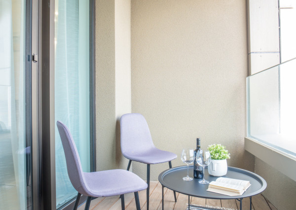 Na prenájom exkluzívny 2-izbový byt so šatníkom a panoramatickým výhľadom v projekte SKYPARK, Továrenská ulica