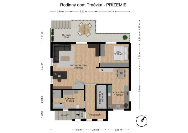 Na predaj rodinný dom s bazénom v Trnávke