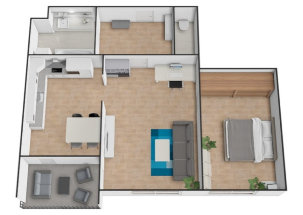 Na predaj moderný 2-izbový byt v Trenčíne