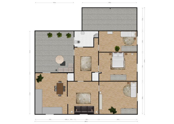 Na predaj priestranný 4-izbový rodinný dom v Malženiciach