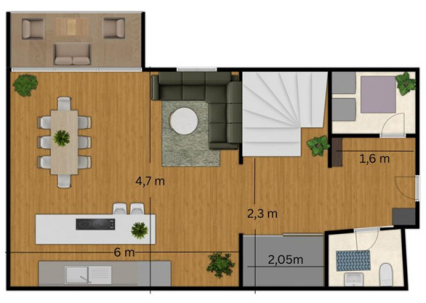 Na predaj štýlový 3-izbový mezonet v historickom centre Trnavy