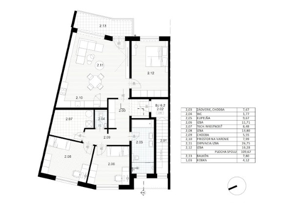 Na predaj skolaudovaný výnimočný 4-izbový byt v rodinnom dome vo Veľkom Orvišti