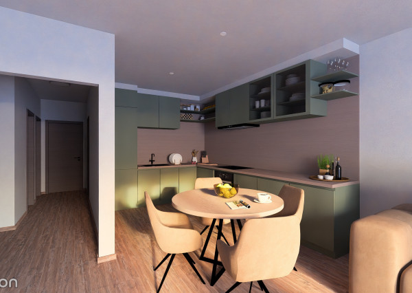 Na predaj skolaudovaný 3-izbový byt s vlastnou záhradou vo Veľkom Orvišti