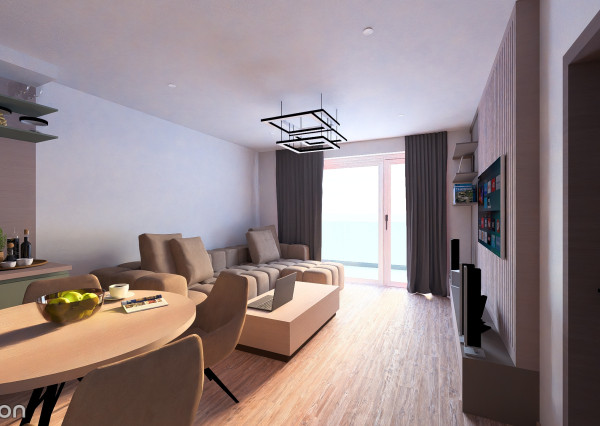 Na predaj skolaudovaný 3-izbový byt s vlastnou záhradou vo Veľkom Orvišti