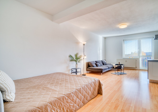 Na predaj priestranný 1-izbový byt v Miloslavove