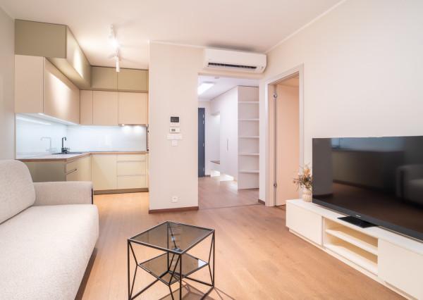 Na prenájom 2-izbový byt so šatníkom v Eurovea Tower – Bratislava