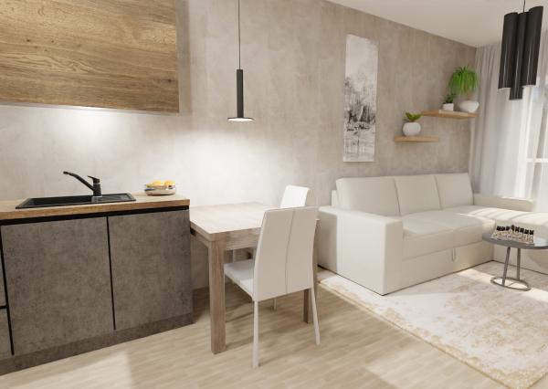 Na predaj investičný 2-izbový apartmán (nebytový priestor) v Bardejove s možnosťou prenosu DPH