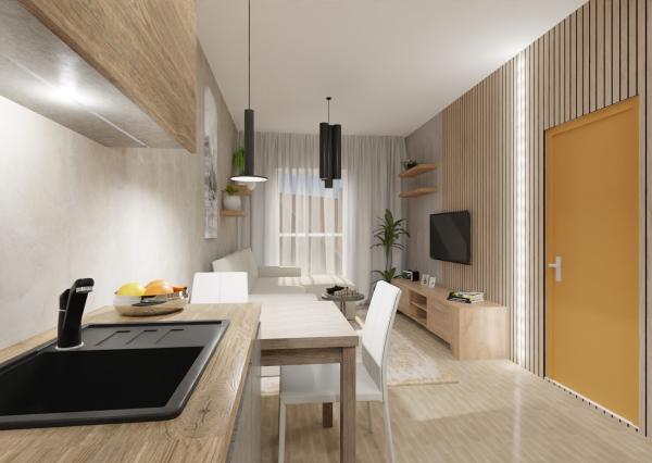 Na predaj investičný 2-izbový apartmán (nebytový priestor) v Bardejove s možnosťou prenosu DPH