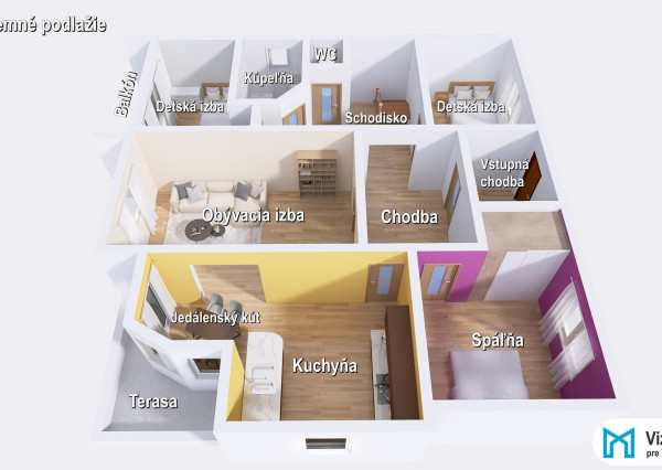 Na predaj veľkorysý 7-izbový rodinný dom v obci Podlužany