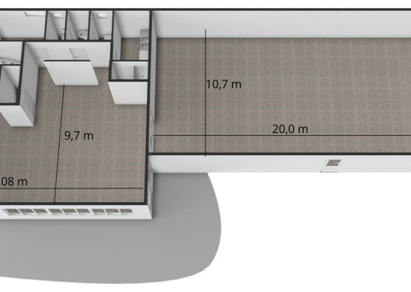 Na predaj administratívno-skladový objekt pri Trnave, v obci Zavar