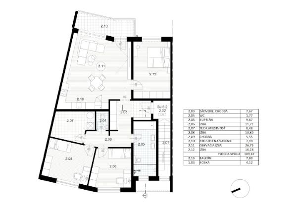 Na predaj moderný 4-izbový byt v novej rezidencii - Bývanie pri mlyne