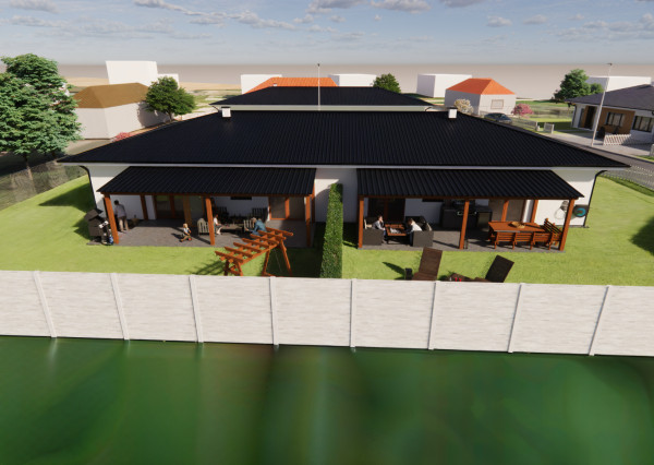 Na predaj 4-izbový rodinný dom TYP DOMU C  v obci Jelka