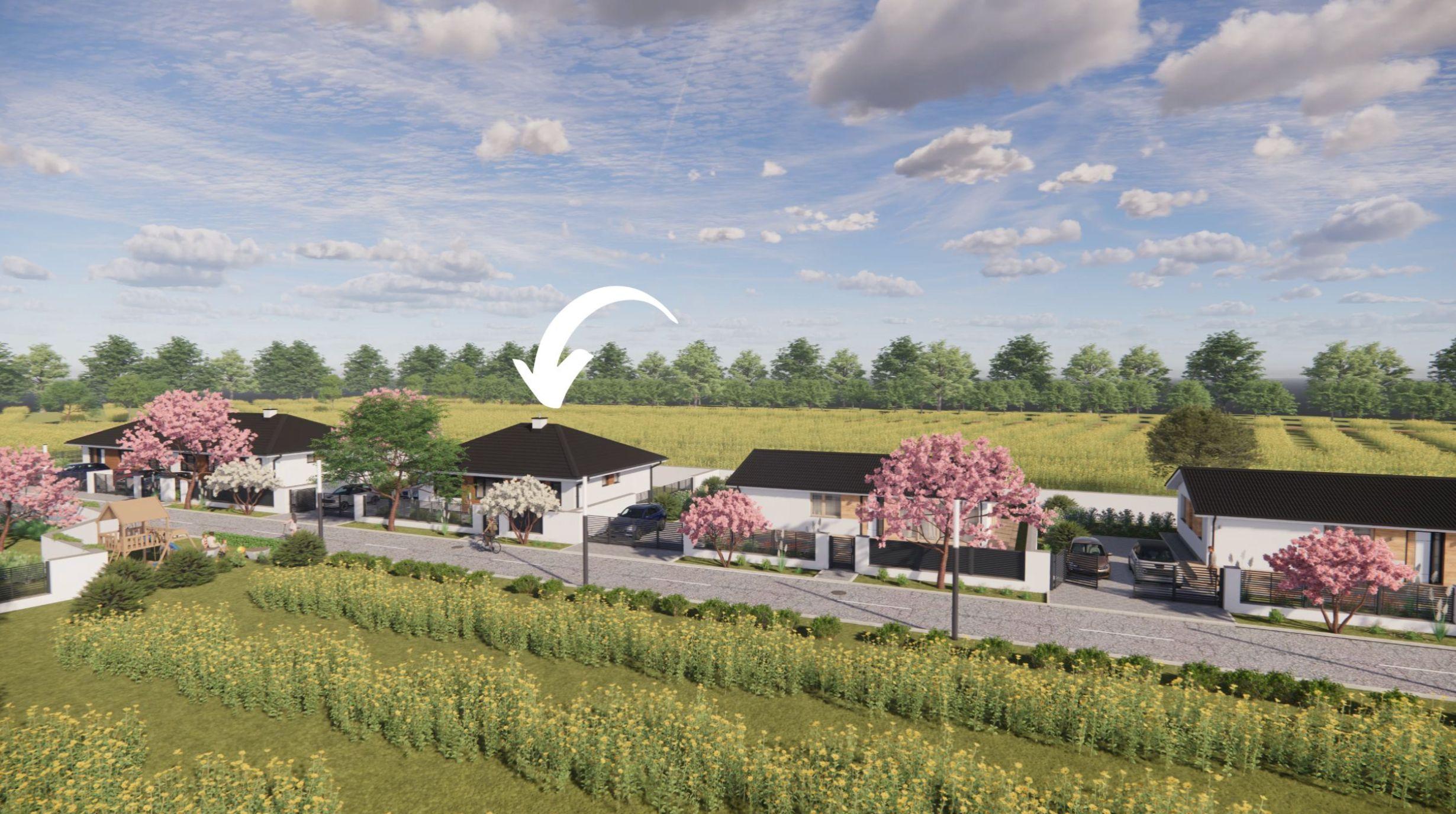 REZERVOVANÉ - Na predaj novostavba 4-izbového bungalovu v projekte Čerešňová alej v obci Jelka