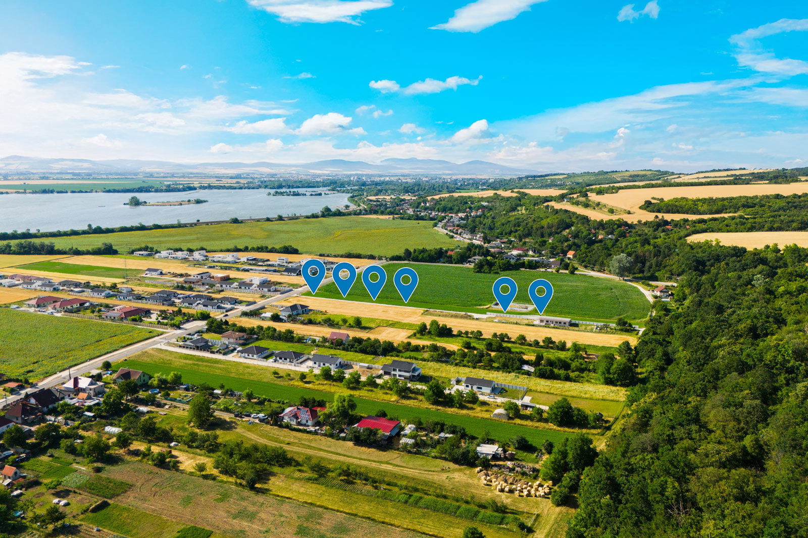 Na predaj pozemky určené na výstavbu rodinných domov v obci Sokolovce