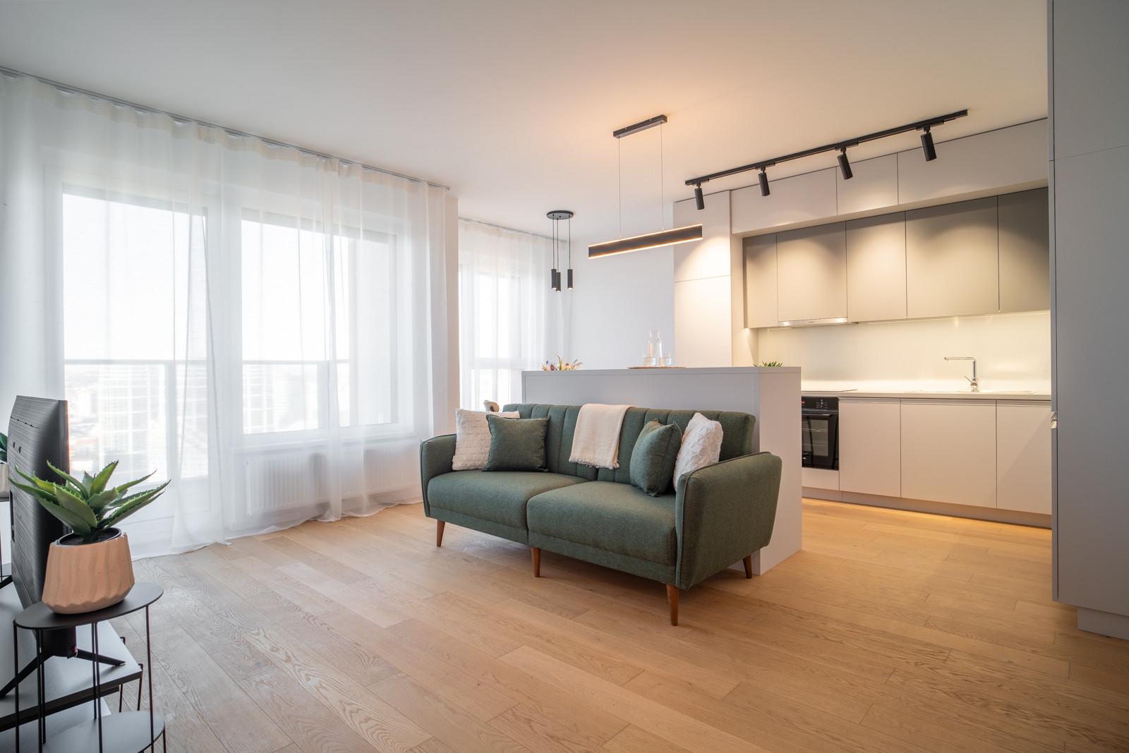 Na prenájom exkluzívny 2-izbový byt s výhľadom na Bratislavu v novej Klingerke