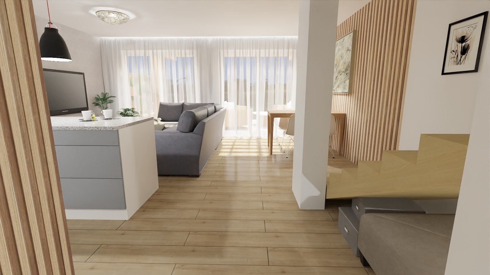 Predaj 4-izbová bytová jednotka v dvojdome v Lehniciach