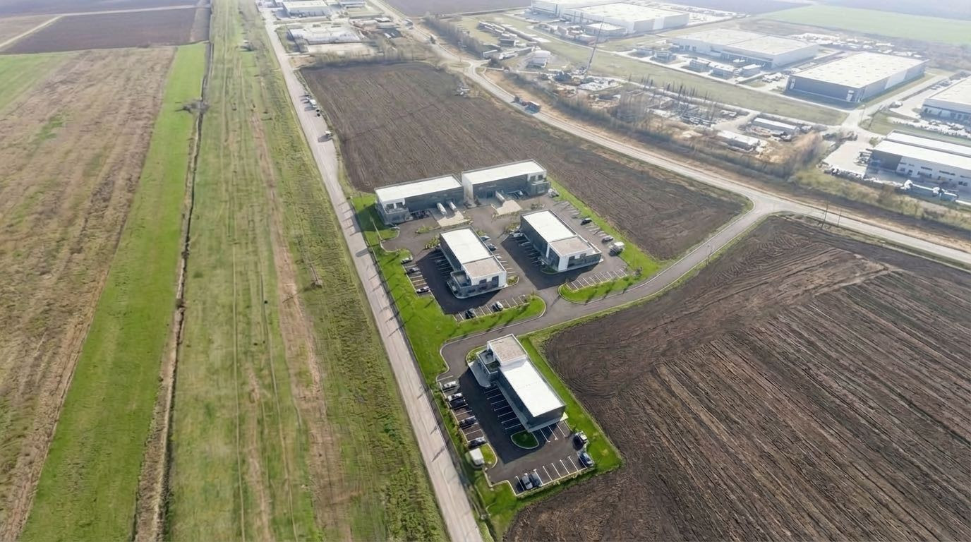 Na predaj 4 priemyselné pozemky so stavebným povolením pri Trnave-Zavar