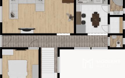 Na predaj priestranný 6-izbový rodinný dom v obci Hrnčiarovce nad Parnou