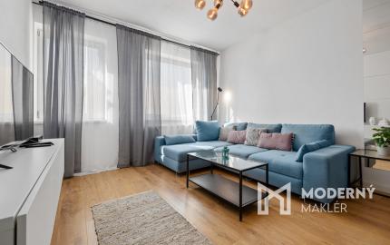Na prenájom moderný 2-izbový byt kúsok od centra Bratislavy