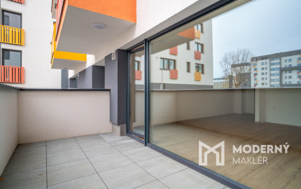 REZERVOVANÉ: Na predaj úplne nový 1-izbový byt s terasou v Trnave