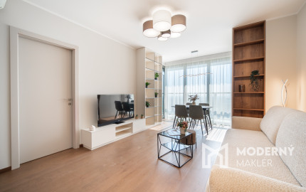 Na prenájom 2-izbový byt v Eurovea Tower – Bratislava