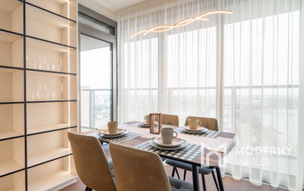 Na prenájom 2-izbový byt v Eurovea Tower – Bratislava