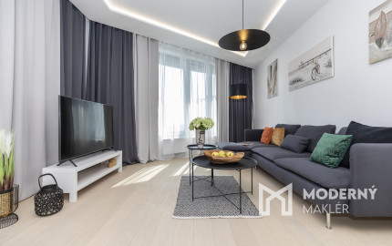 Na prenájom štýlový 3-izbový byt v SKYPARK RESIDENCE s výhľadom na prístav